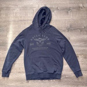DUTCH BROS HOODIE BLUE RARE SMALL DUTCH CREED